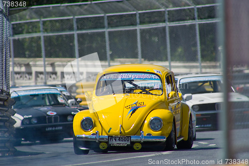 Image of Classic car race during Bang Saen Speed Week