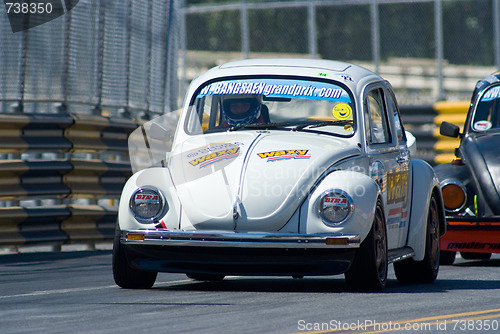 Image of Classic car race during Bang Saen Speed Week