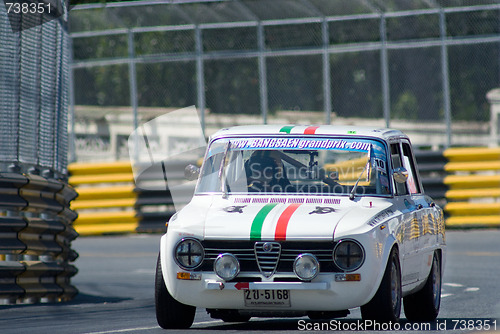 Image of Classic car race during Bang Saen Speed Week
