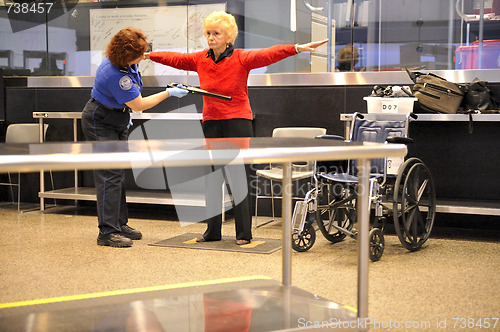 Image of Airport Security-TSA Scan
