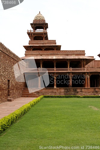 Image of Abandoned temple in Fatehpur Sikri complex, Rajasthan, India