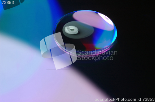 Image of Water droplet on DVD