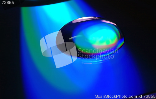 Image of Water droplet on CD