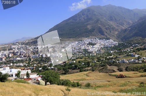 Image of Charming little mountain town Chefchaouen, North-Morocco