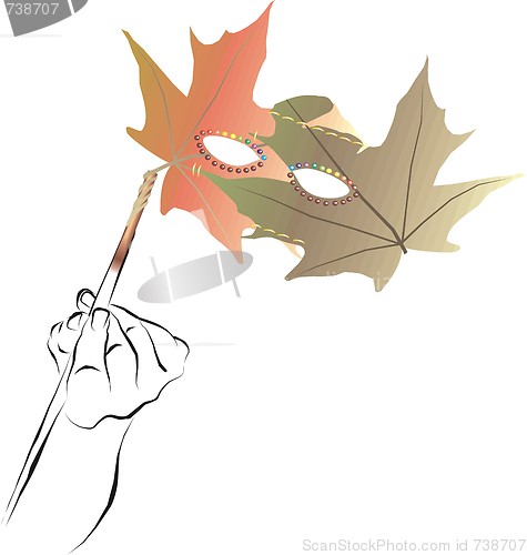 Image of Mask in hand 