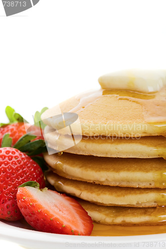 Image of golden pancakes