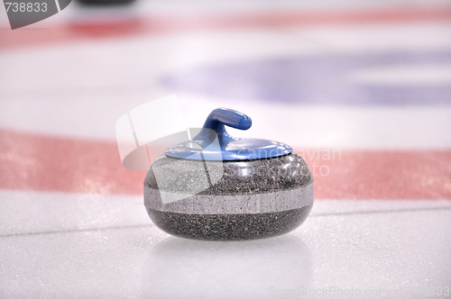 Image of Winter Sport-Curling, the granite Rock