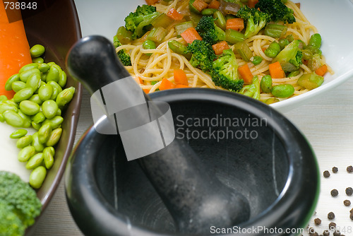 Image of vegetable pasta