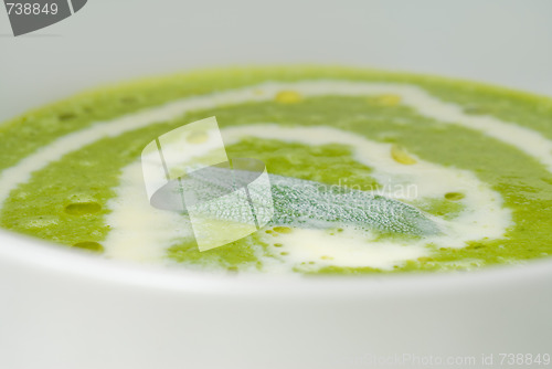 Image of spinach soup