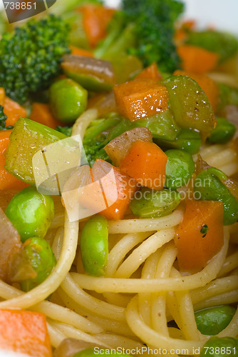Image of vegetable pasta