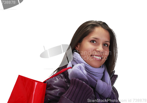 Image of Woman with shopping bag