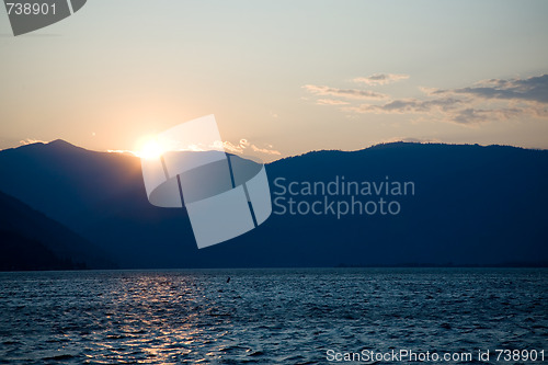 Image of Sunset at Lake Chelan