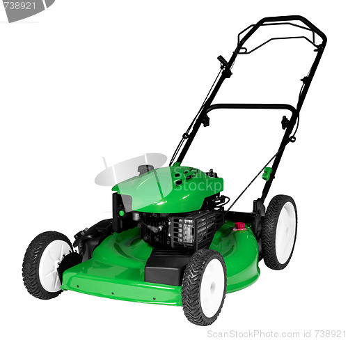 Image of Lawnmower Isolated