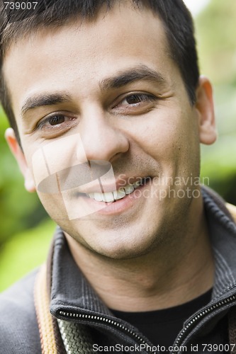 Image of Smiling Indian Male
