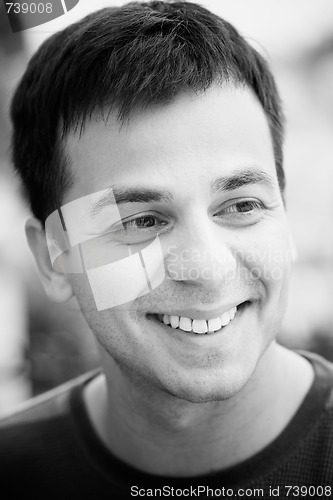 Image of Smiling Indian Male