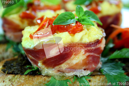 Image of Ricotta Proscuitto Tart