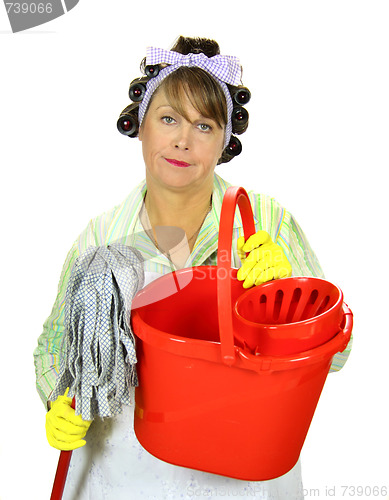 Image of Mop And Bucket Housewife