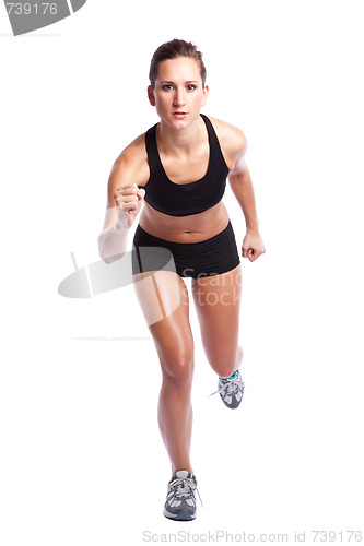Image of Beautiful exercise woman