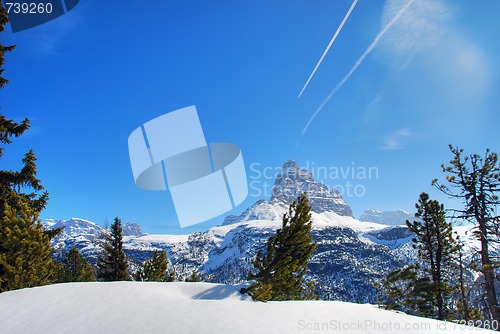 Image of Alps Winter, Dolomites, Italy, 2007