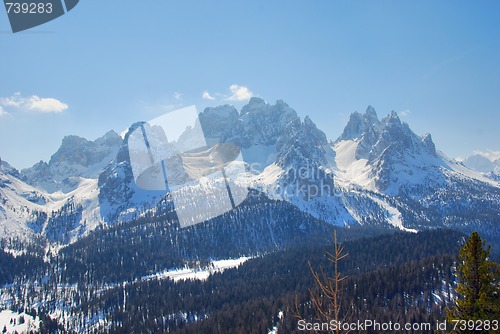 Image of Alps Winter, Dolomites, Italy, 2007