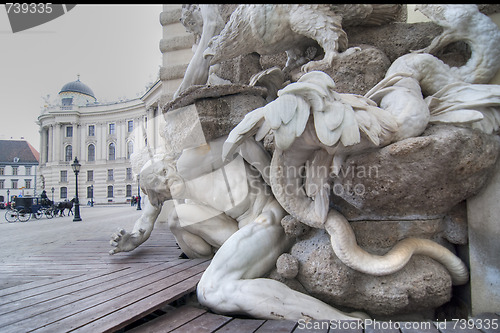 Image of Sculpture in a Vienna Square,January 2009