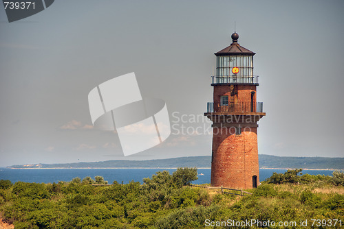 Image of Aquinnah Beach Lighthouse, MA, August 2008
