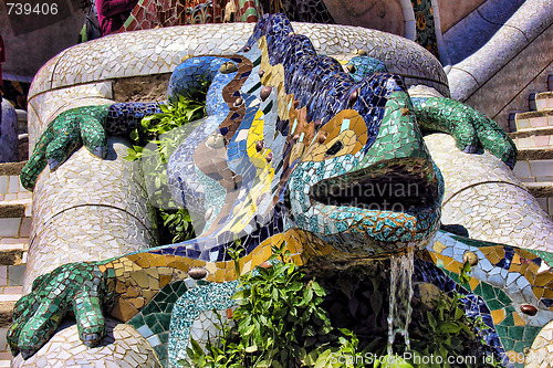 Image of Detail of a Barcelona Park