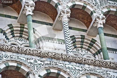 Image of Architecture Detail in Lucca, Tuscany, Italy, October 2009