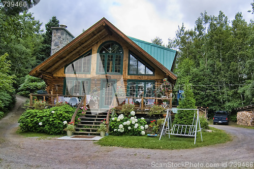 Image of House at the Lake, Quebec, Canada