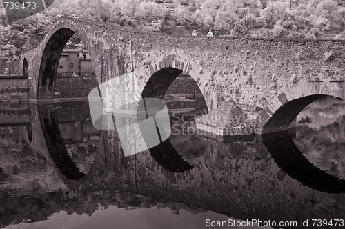 Image of Devils Bridge, Garfagnana, Italy