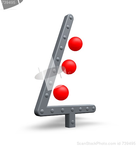 Image of metal christmas tree