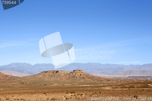 Image of Mountain in the desert of south-east Morocco