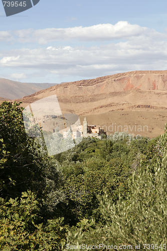 Image of Green mosque in Boumalne Dades, Morocco