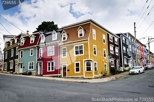 Image of Colorful houses in St. John's