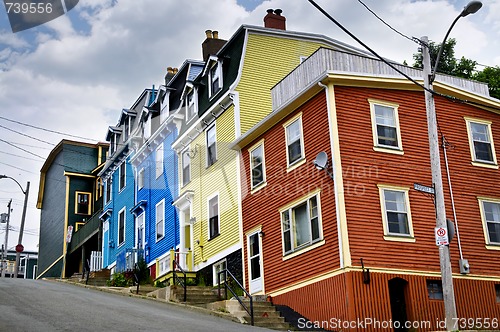 Image of Colorful houses in St. John's