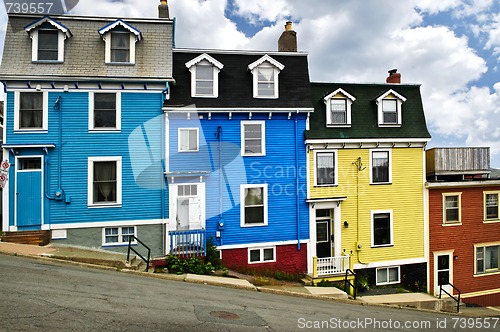 Image of Colorful houses in St. John's