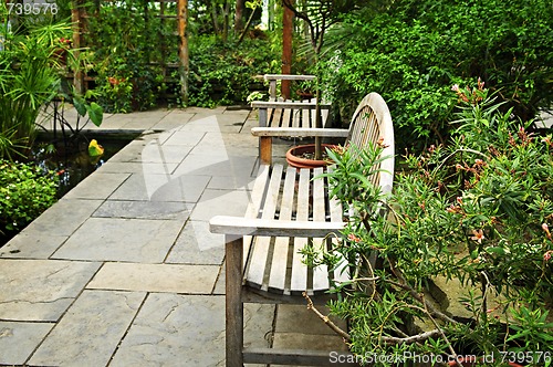 Image of Lush green garden