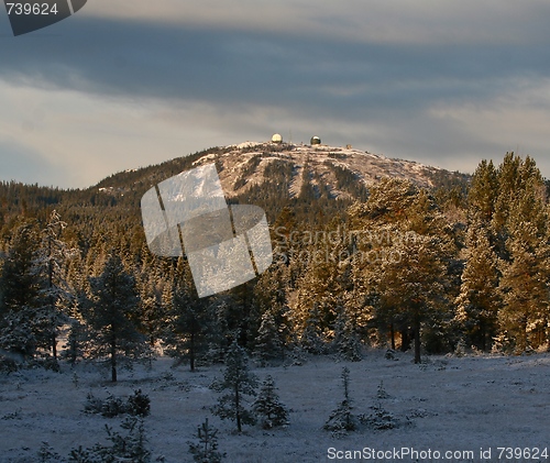 Image of Gråkallen in winter