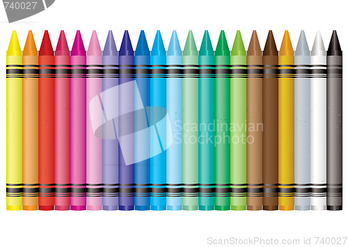 Image of rainbow crayon
