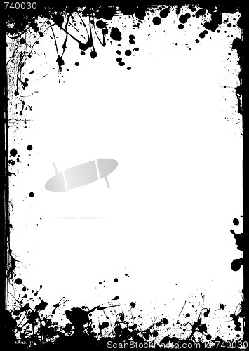 Image of thin grunge border