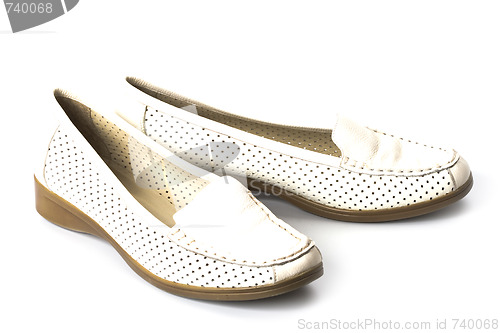 Image of white shoes