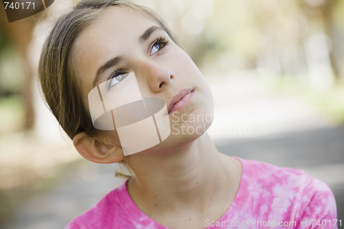 Image of Portrait of Tween Girl