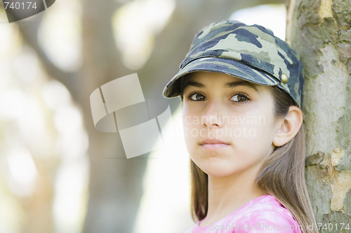 Image of Portrait of Tween Girl