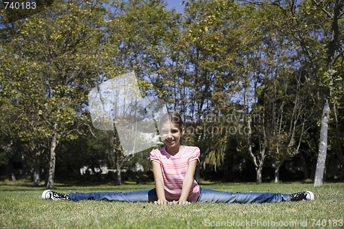 Image of Portrait of Tween Girl