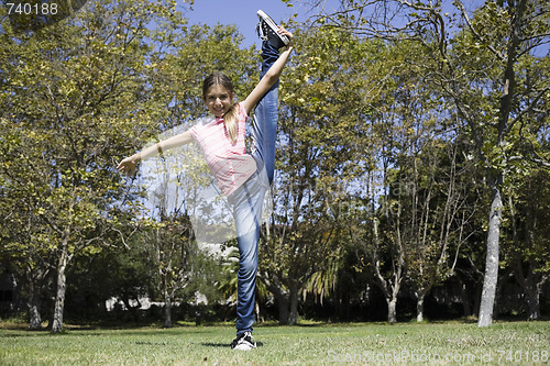 Image of Portrait of Tween Girl