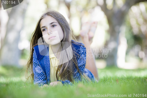 Image of Portrait of Tween Girl