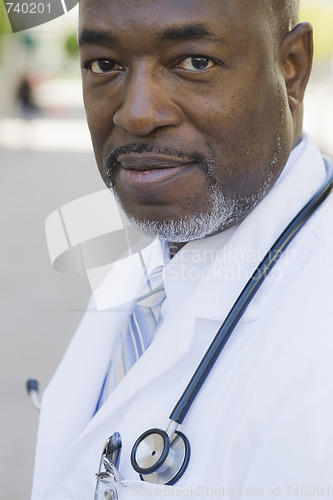 Image of Doctor Looking to Camera