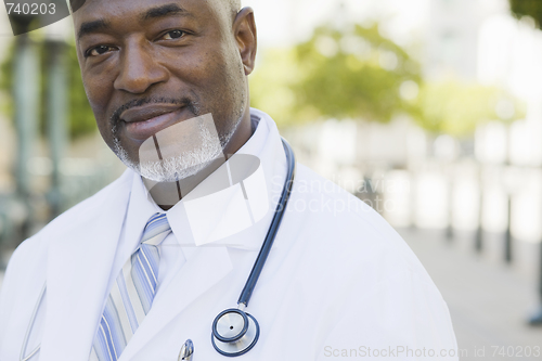 Image of Doctor Smiling To Camera