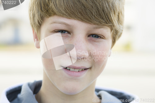 Image of Boy Smiling To Camera