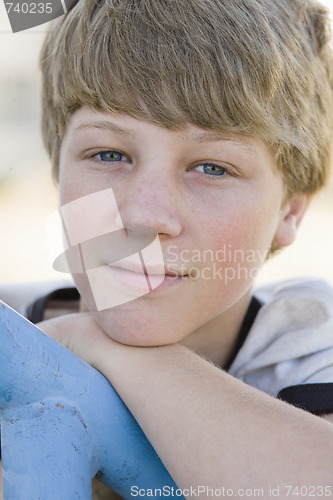 Image of Boy Smiling To Camera
